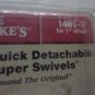 Uncle Mike's 1461-2 Quick Detach Swivels Only Black For 1" Rifle Slings 10/22