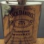 7 ounce Jack Daniels Old No.7 Brand Flask Stainless Steel Mirror Finish