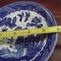 6" Blue and White Plate Made in Occupied Japan, Heavy Crazing