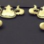 Lot 4 Vintage Hardware Dresser Drawer Cabinet Pulls Handles 4 7/8" Metal & Brass
