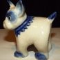 Vintage Made In Japan Small 3 Inch Long Porcelain Bulldog Bull Dog Figurine
