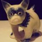 Vintage Made In Japan Small 3 Inch Long Porcelain Bulldog Bull Dog Figurine