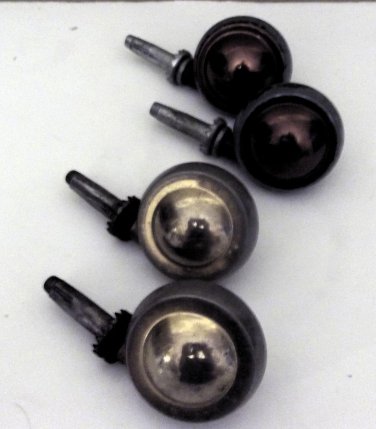 Four (4) Vintage Satellite by Shephard Casters 3 3/4"