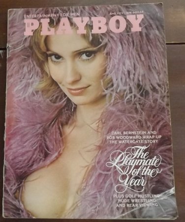 Vintage Playboy Back Issue June 1974 Missing Centerfold