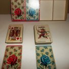 Vintage Set of Imperial Gilt Edge Plastic Coated Playing Cards