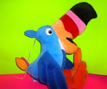 Kellogg's TOUCAN SAM Plush Stuffed Doll Fruit Loops Cereal 1999