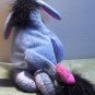 Disney Store EEYORE Plush Mini Bean Bag Huggy Eeyore 9" Exclusive