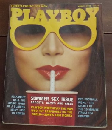 Vintage Playboy Back Issue August 1982