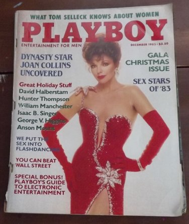 Vintage Playboy Back Issue December 1983 Missing Centerfold