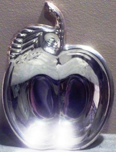 Silver Plated Apple Shaped Serving Tray