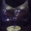 Clear Plastic Platform Bra Form Display Mannequin