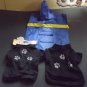 2 Doggie Studded Knit Shirts and 1 Rain Coat Medium 14-16 in 13-20 lbs