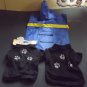 2 Doggie Studded Knit Shirts and 1 Rain Coat Medium 14-16 in 13-20 lbs
