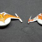 2 STAR TREK Romulan Birds of Prey Free Shipping 1 Metal and 1 Plastic