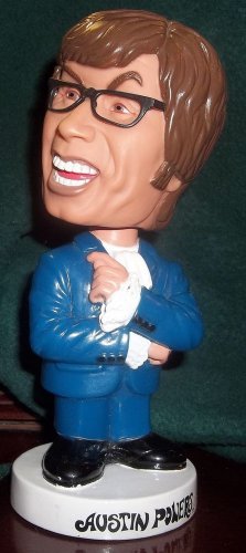 1999 New Line Productions Austin Powers Bobble Head Out Of Box