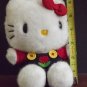 6" Hello Kitty Plush Sitting, Overall with Flower, So CUTE