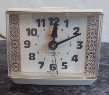 Vintage Westclox Dialite Drowse Alarm and Light Not Working
