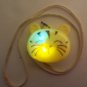 Blinking Light Kitty Cat Girls Necklace Cute