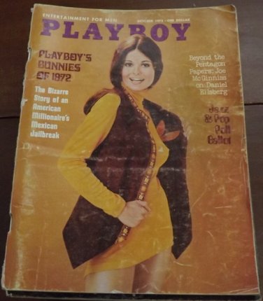 Vintage Playboy Back Issue October 1972