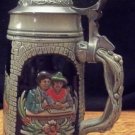 VINTAGE GERMAN BEER STEIN WITH LID, LIDDED STEIN , WESTERN GERMANY