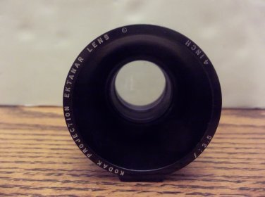 KODAK CAROUSEL PROJECTOR PROJECTION EKTANAR LENS - 4 INCH - f:3.5 - EXC. COND.
