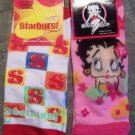 Starburst  or Betty Boop Ankle Socks Size - 9-11
