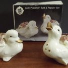 Vintage Porcelain Duck Salt & Pepper Shakers