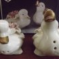 Vintage Porcelain Duck Salt & Pepper Shakers