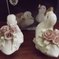 Vintage Porcelain Duck Salt & Pepper Shakers
