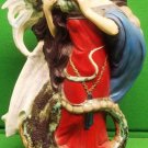 Princess and Dragon Bonding Figurine 11.5"