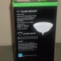 HOME DECOR GLOBE Ceiling Light Fixture Frosted White Glass Shade 11â Flush Mount