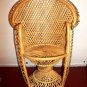 16" Handmade ROUND BACK WICKER CHAIR for DOLL TOY TEDDY BEAR by CIC Philippines