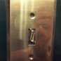 Polished Brass Single Switch Plate