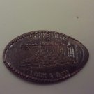Bonneville Dam Elongated Coin Columbia River between Oregon and Washington State