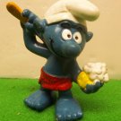 Smurf Sauna Bathing Shower 1980 Rare VTG Figure  Peyo Figure PVC