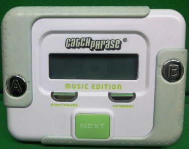 Catch Phrase Music Edition Electronic Handheld Game Tested and Working!