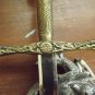 14" Dragon Display Holding a Sword Fantasy Blade Dagger