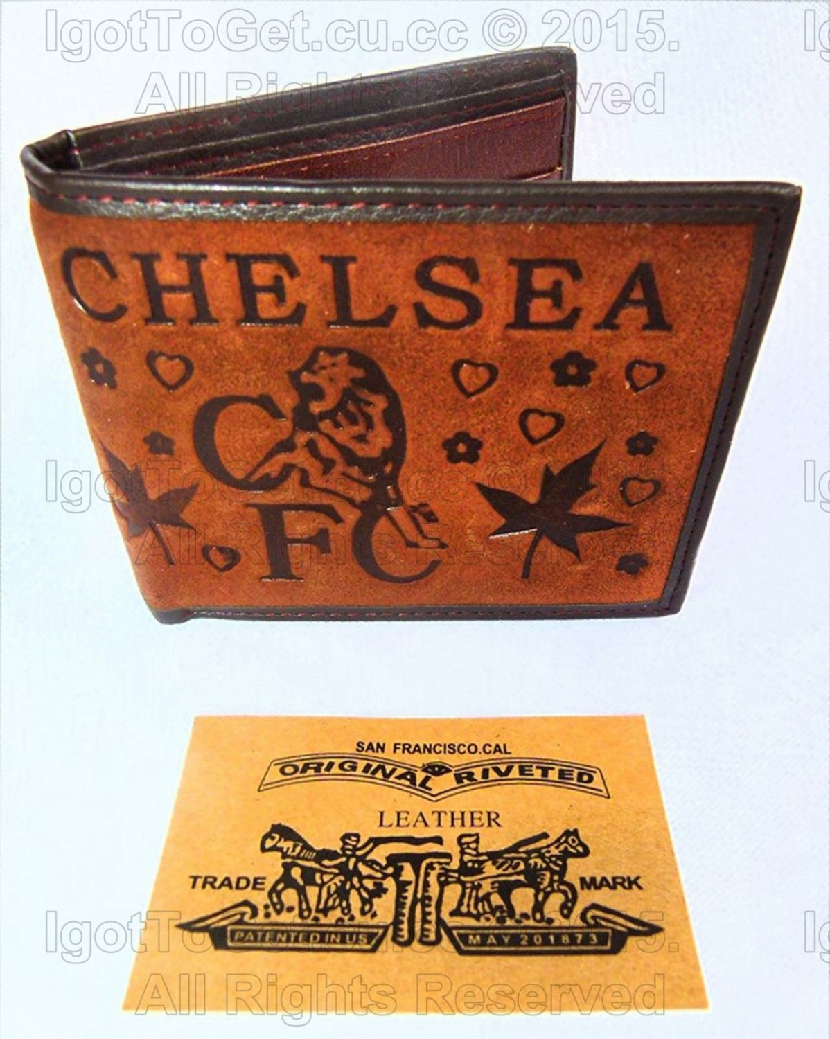 Chelsea soccer Football team New leather wallets ref 1072