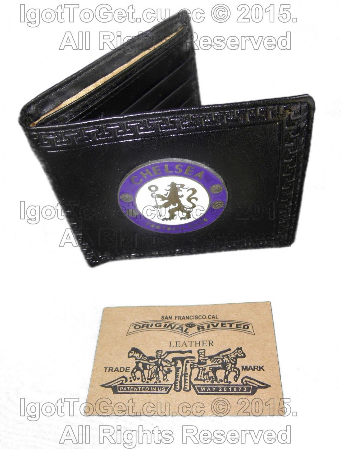 Chelsea soccer Football team New leather wallets ref 1075