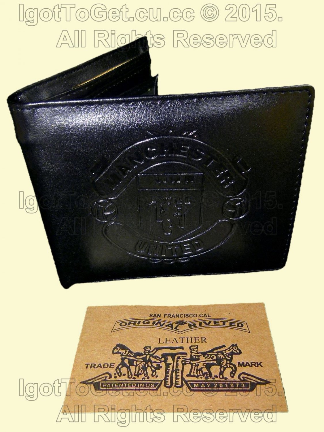 Manchester United Soccer Football team New leather wallets ref 1076