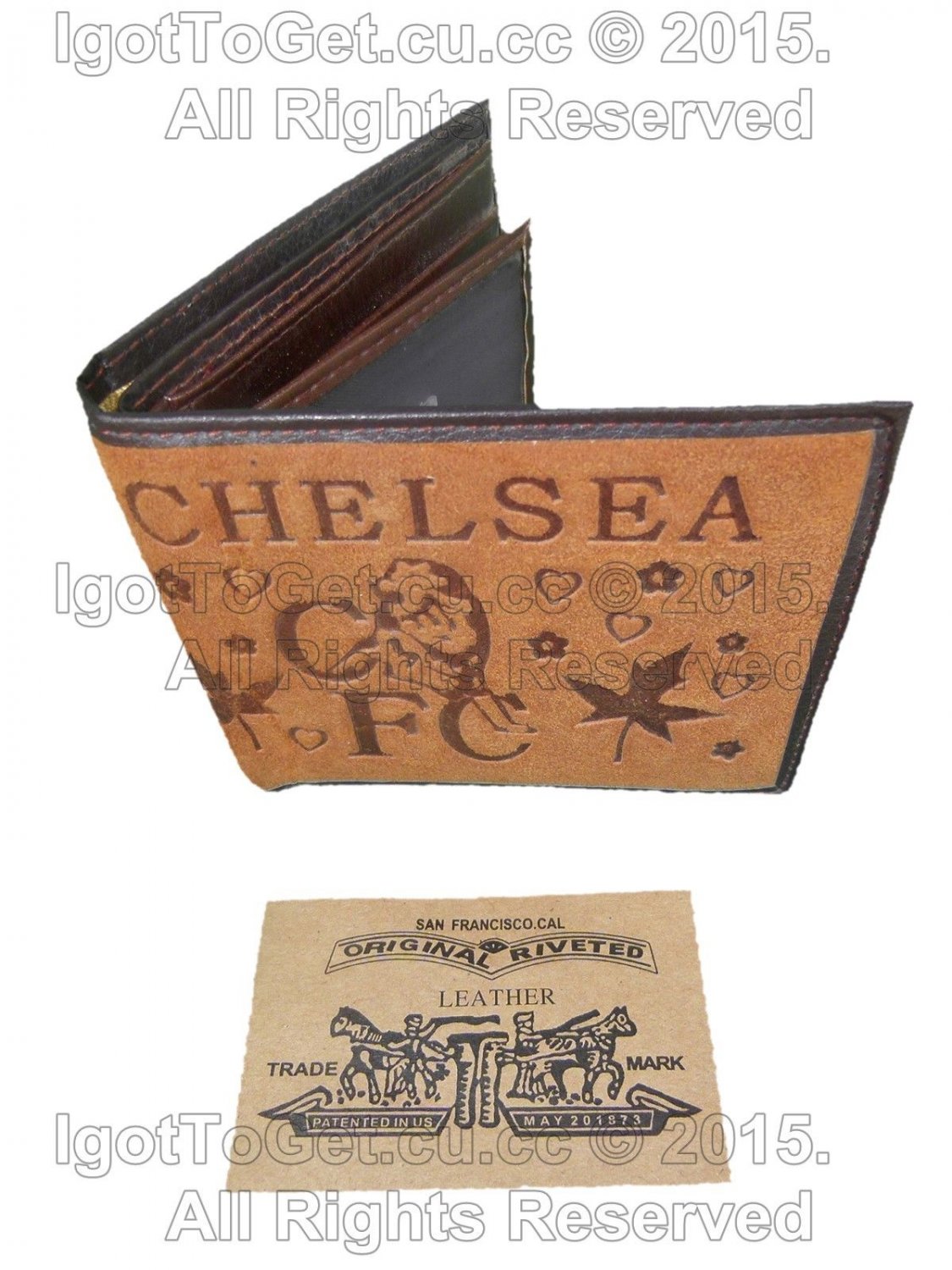Chelsea soccer Football team New leather wallets ref 1082