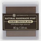 BATH and BLOOM Dark Chocolate Natural Handmade Soap 80g x 3pcs. Free Tracking Number.