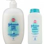 Johnson's Baby Bath Milk 500 ml and Johnson's Milk Protein Baby Powder 200g