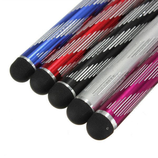 Retractable Touch Stylus Pen Anti-Dust Plug for iPad 3 2 iPhone 4S 4