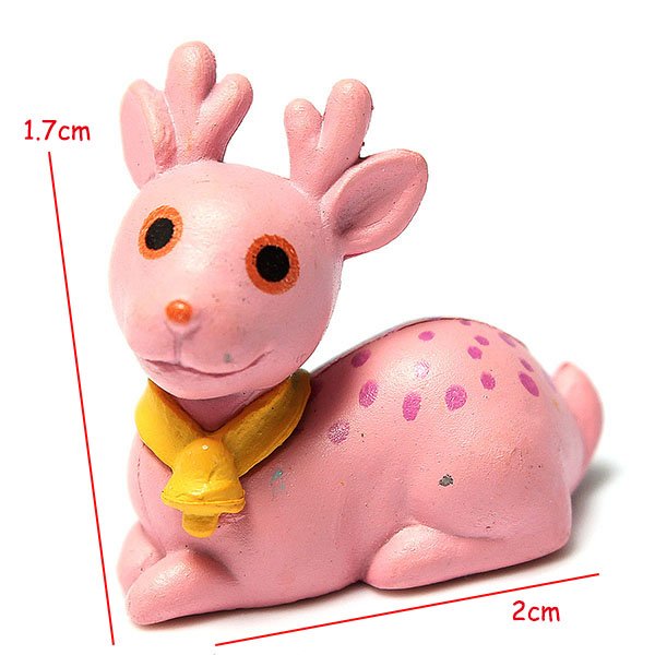DIY Miniature Cute Deer Ornaments Potted Plant Garden Decor