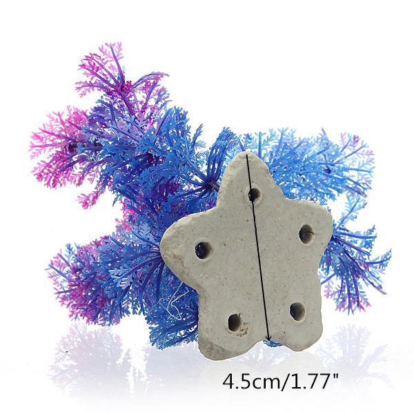 Artificial Plastic Underwater Plant Flower Aquarium Ornament