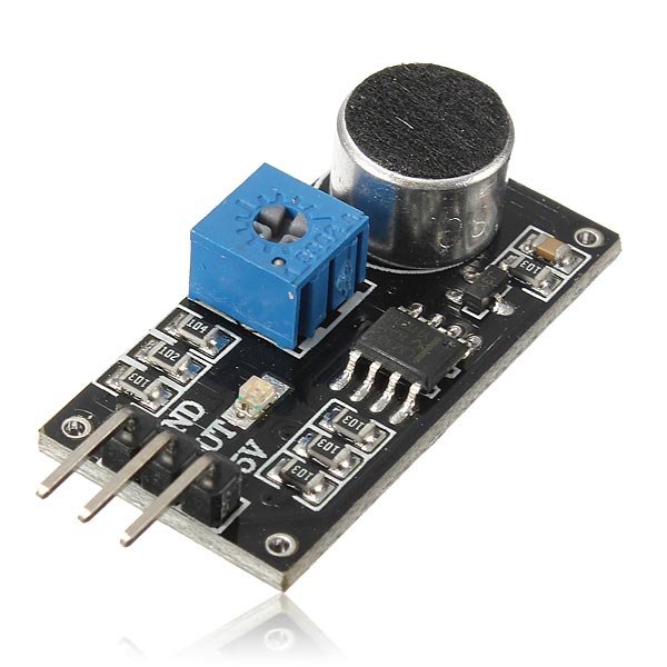 Sound Detection Sensor Module LM393 Chip Electret Microphone For Arduino