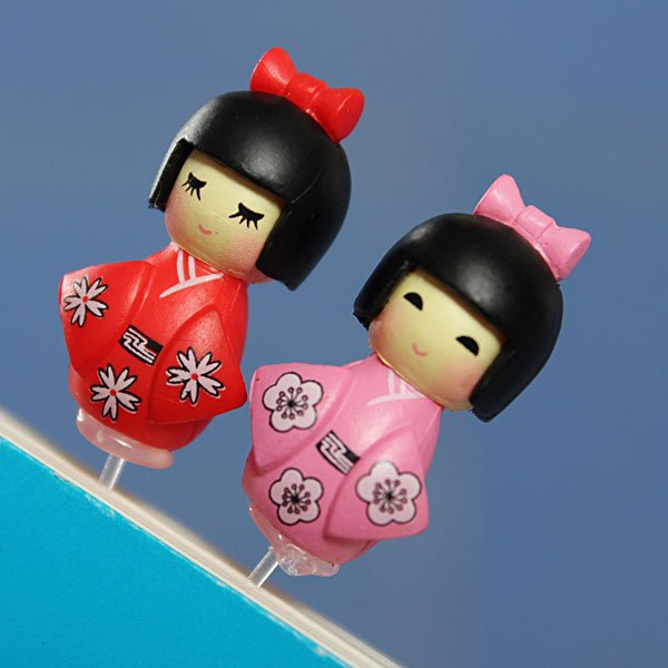 Mini Cute Kimono Girl Garden Micro Landscape Decorations