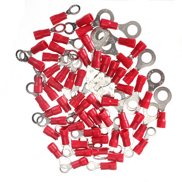 20Pcs 0.5-1.5mm? Ring Ground Insulated Electrical Crimp Terminal