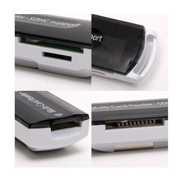 USB 2.0 All in 1 Memory Multi-Card Reader SDHC MS/SD/TF